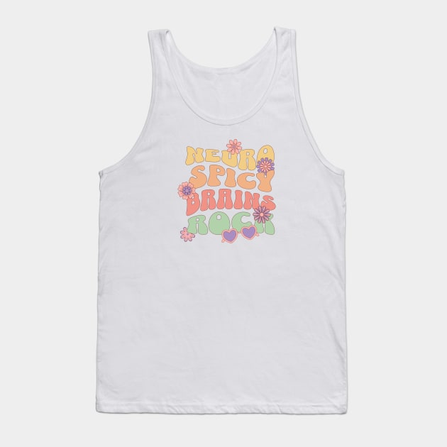 Neuro Spicy Brains Rock Tank Top by Maison de Kitsch